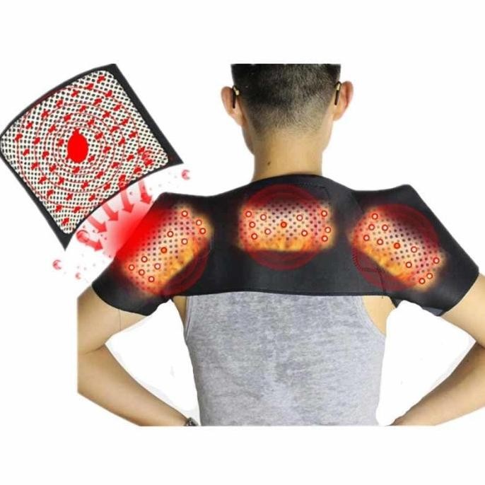 

Tourmaline Self Heating Shoulder Pads Support Massager Magnetic 1Pcs