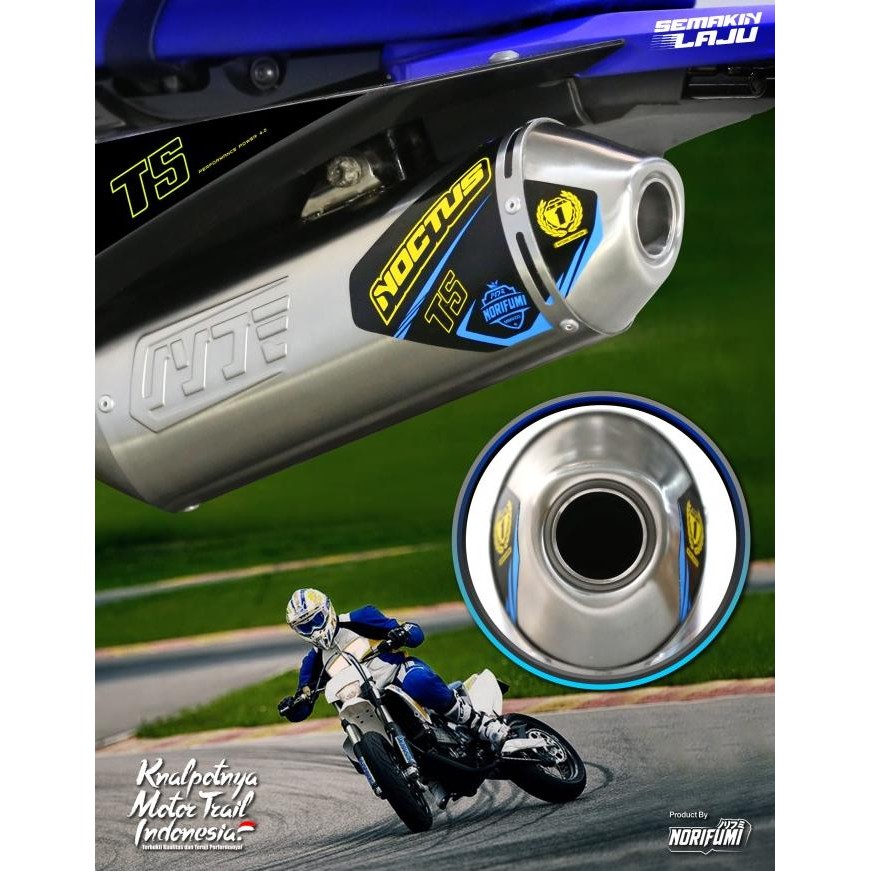 PROMO KNALPOT NOCTUS T5 CRF150 KLX150 WR155 #ORIGINAL