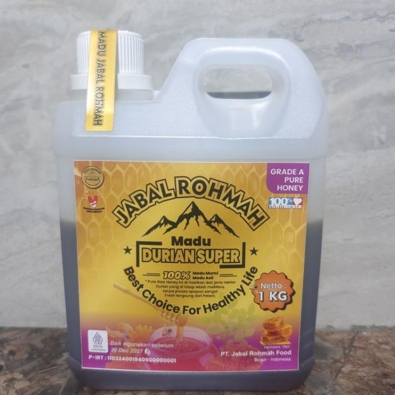 

Madu 1kg Murni Asli Durian Super Grade A 100%Alami Pure Natural Raw Honey