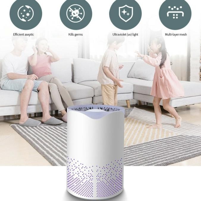 Air Purifier Murah Pembersih Udara UV Air Purifier Cleaner 360 Degree