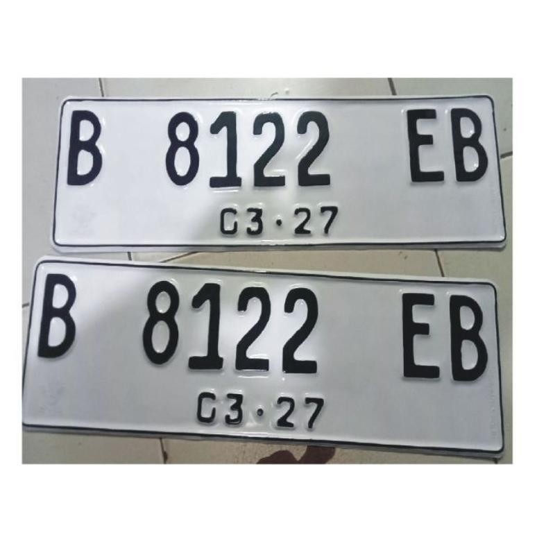 

ORIGINAL PLAT MOBIL STANDAR PAKE STEMPEL KORLANTAS GB29