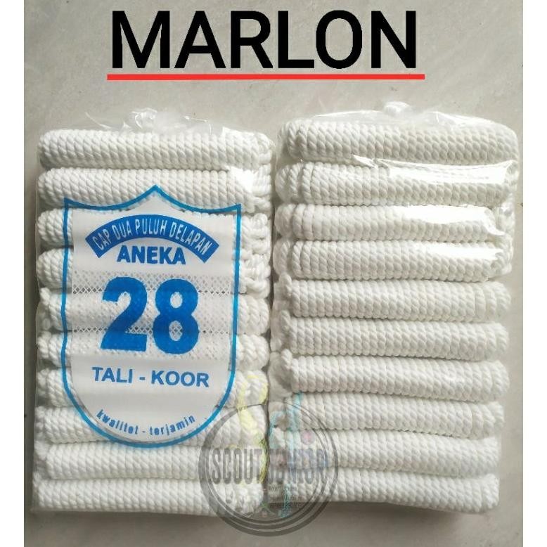 

BYP-27 TALI PRAMUKA MARLON 1 pack 5meter (10biji) tambang NYLON TENDA KUAT Original