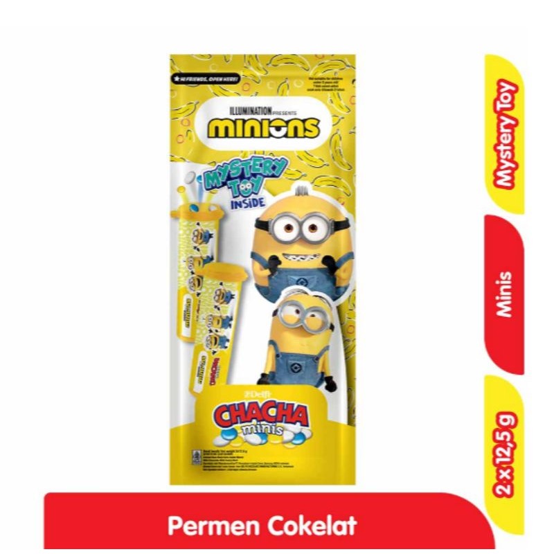 

(Desty Shop)Chacha Minis Cokelat Mystery Toy Minions 2 x 12.5 g