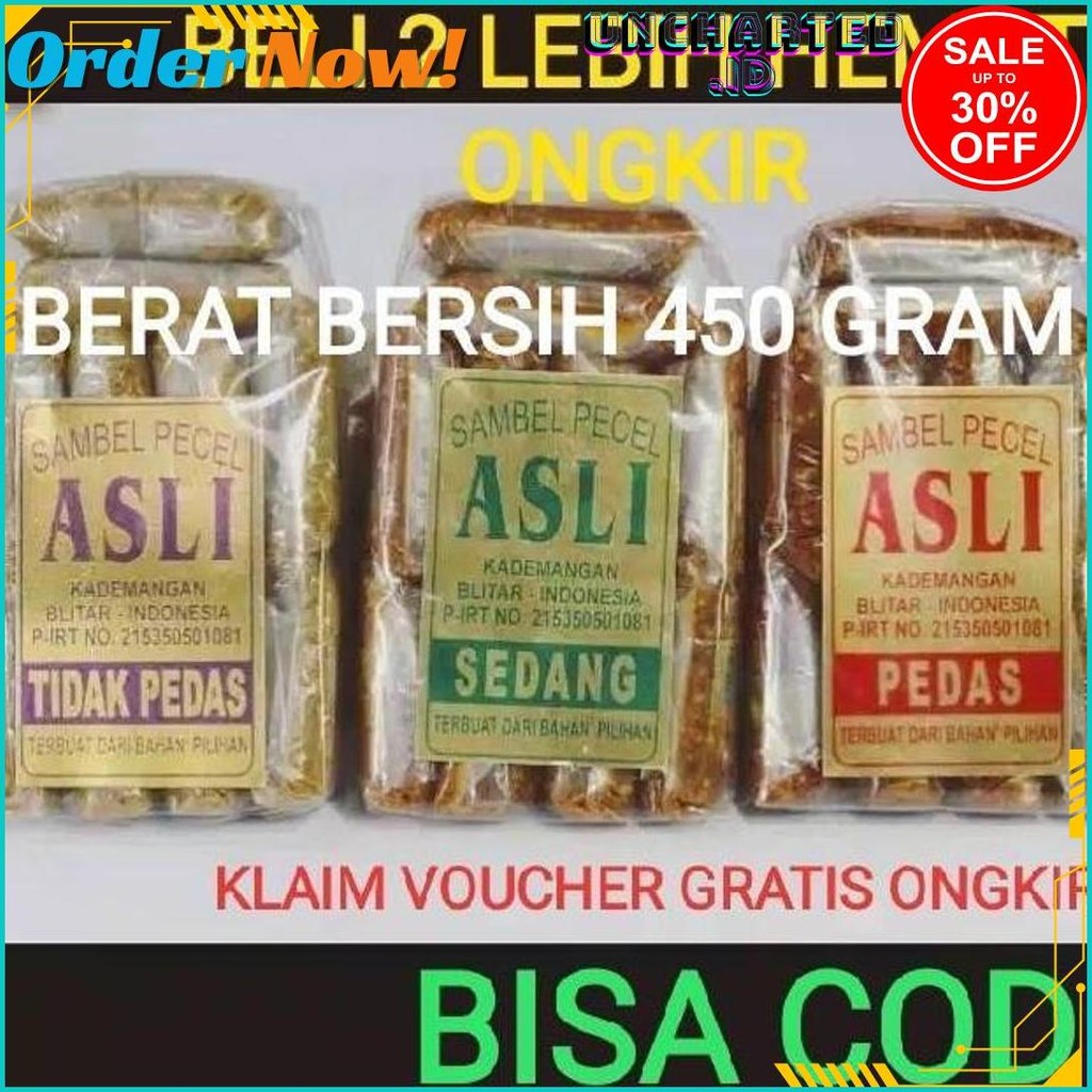 

Sambel Pecel Asli Blitar / Sambal Pecel Asli 450 Gram Siap Kirim
