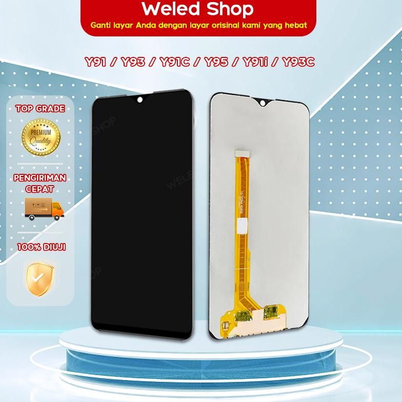 Viral [ORIGINAL] LCD VIVO Y91 Y93 Y91C Y95 Y91i Y93C Y1S Fullset Touchscreen Hp Touch Screen Layar S