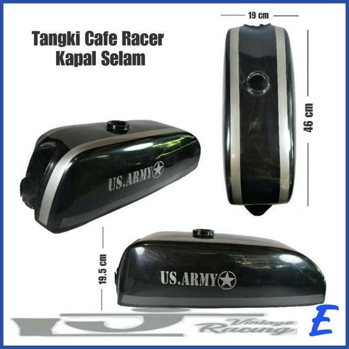 | LMY | TANGKI CUSTOM CAFE RACER MODEL KAPAL SELAM