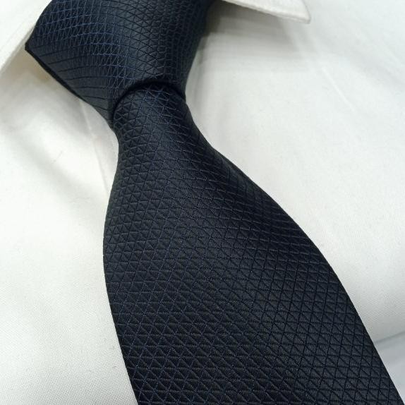 Dasi Hitam Polos Pria Tekstur Dasi Pria Hitam Polos 3 Inchi
