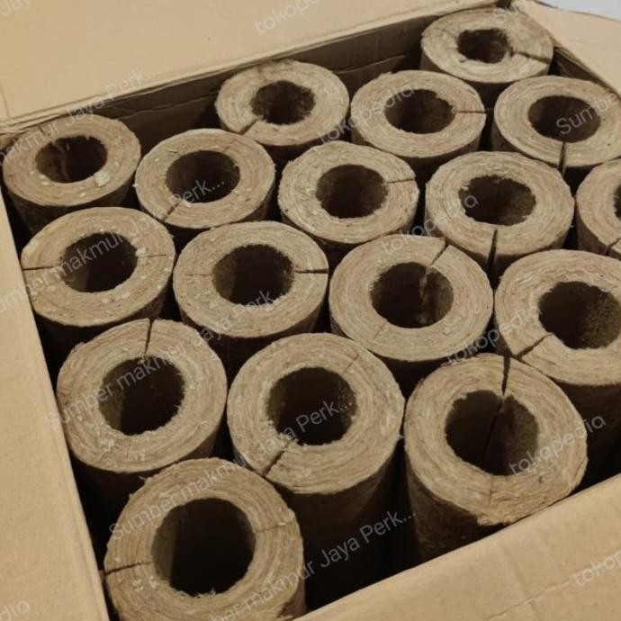 

Rockwool Pipa Batangan ( Rockwool Isolasi Pipe ) 11/4" Inch ( 25Mm )