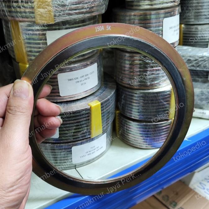 

Swg Jis 5K Carbon Steel ( Spiral Wound Gasket Cs Jis 5K ) 6"Inch