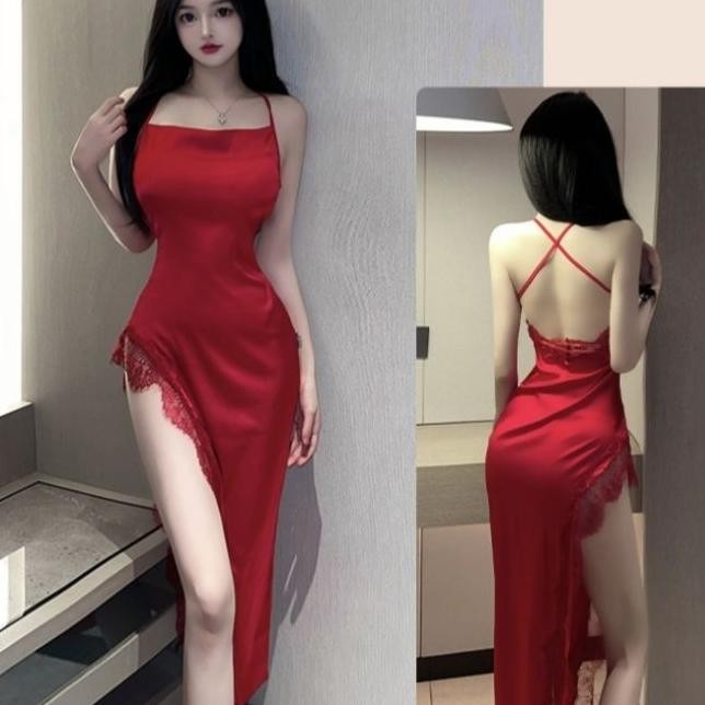 Dress Sexy Korean Gaun Clubbing Nightdress C Sexy G338