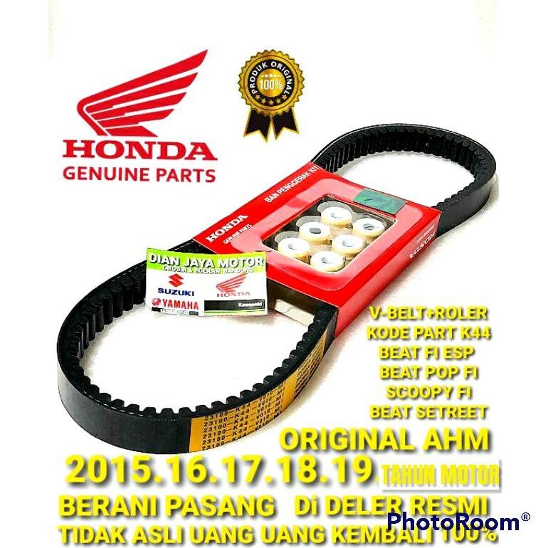 ORIGINAL Panbel Plus Roller AHM K44 Beat fi esp pop Setreet Scoopy fi 23100-K44-BAO Original Honda g