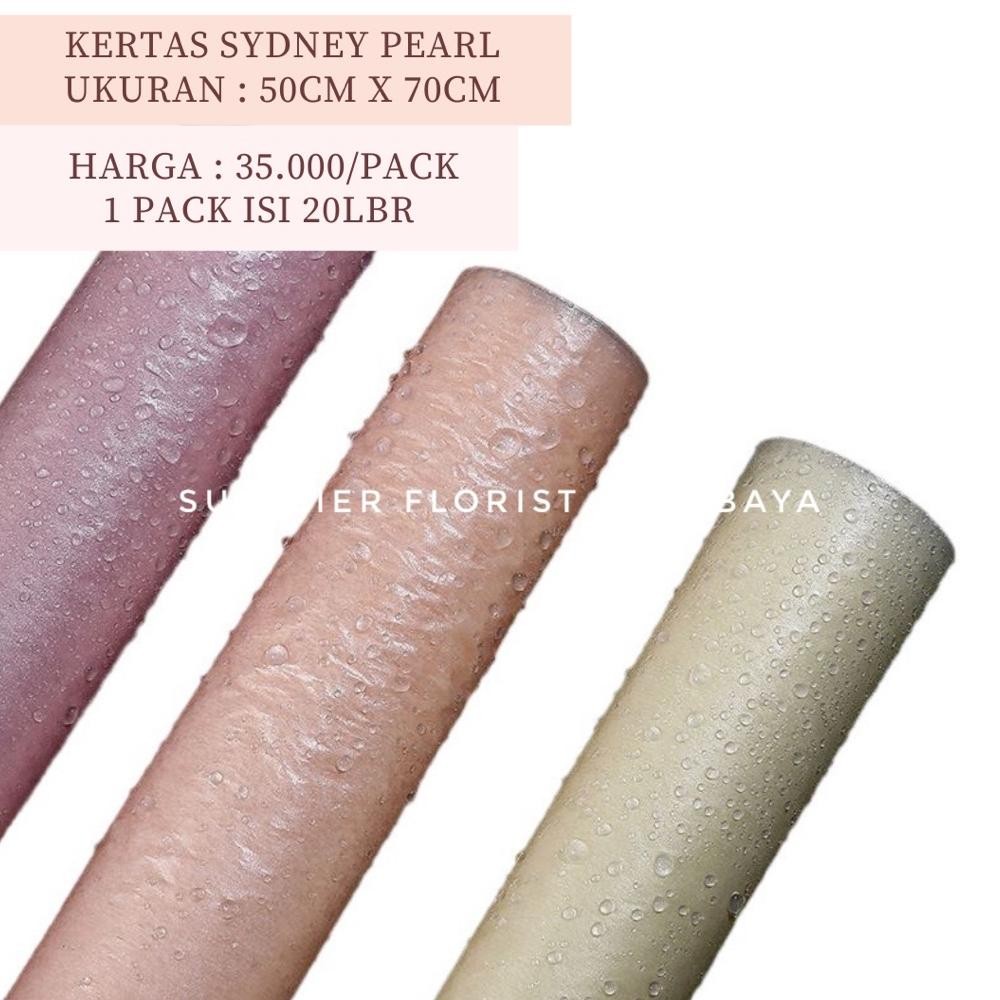 

SPECIAL [1 PACK ISI 20 LEMBAR] KERTAS SYDNEY PEARL 50CM X 70CM KERTAS BUKET BUNGA KOREAN KERTAS KREMES LUNGSUT LUNGSET KERTAS TISSUE UNTUK BAJU SEPATU KUE TART hj-45