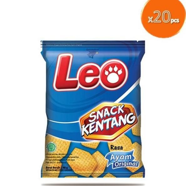 

Leo Kripik Kentang Ayam 10 Gr X 20