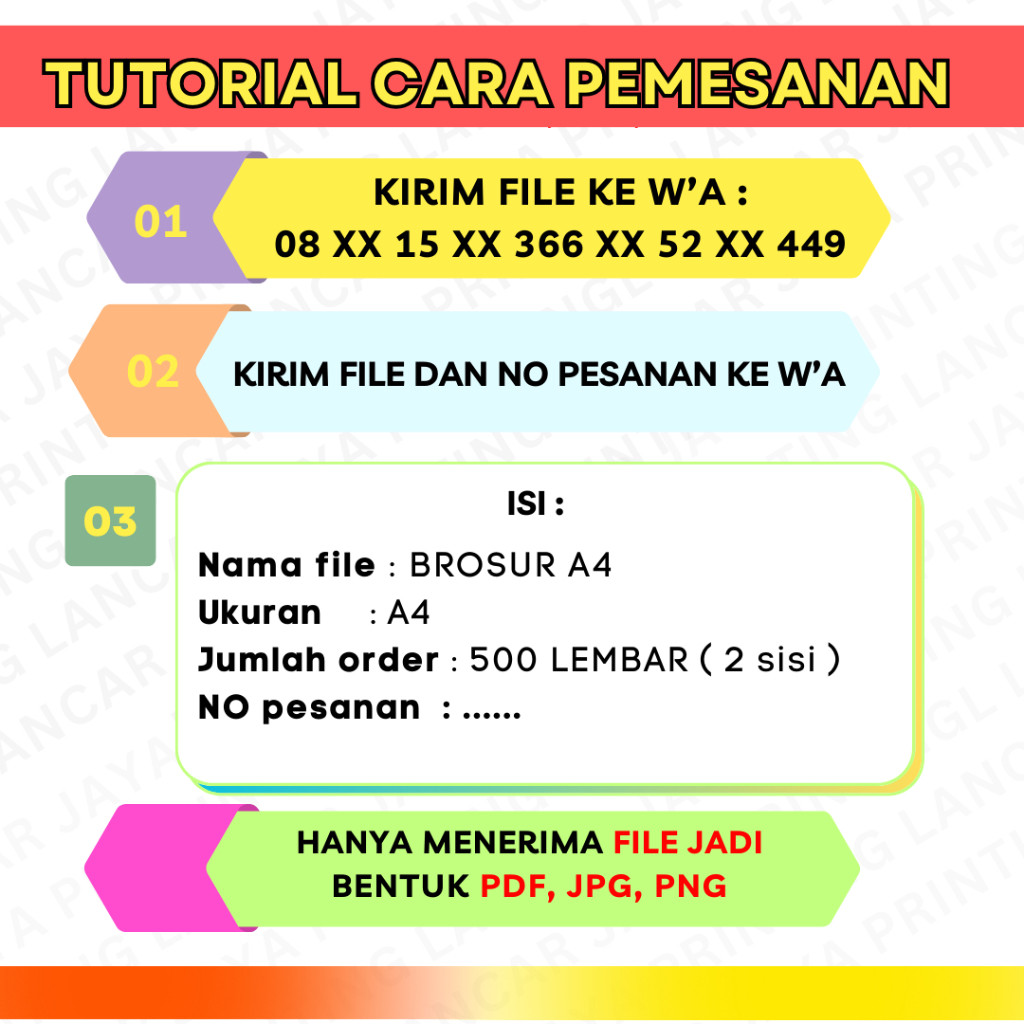 CETAK BROSUR A4 TERMURAH [ 1 SISI / 2 SISI ] CETAK FLYER A4 BROSUR A4