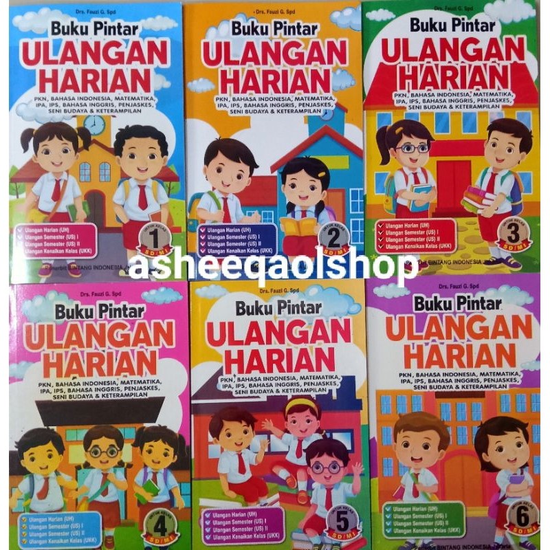 

Buku Pintar Ulangan Harian SD/MI Kelas 1,2,3,4,5,6