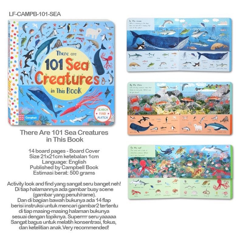 CAMPBELL - THERE ARE 101 SERIES (SEA CREATURES/DINOSAURS/DLL)