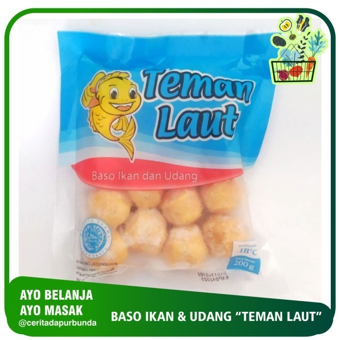 

Bola Ikan & Udang Teman Laut 200 gr