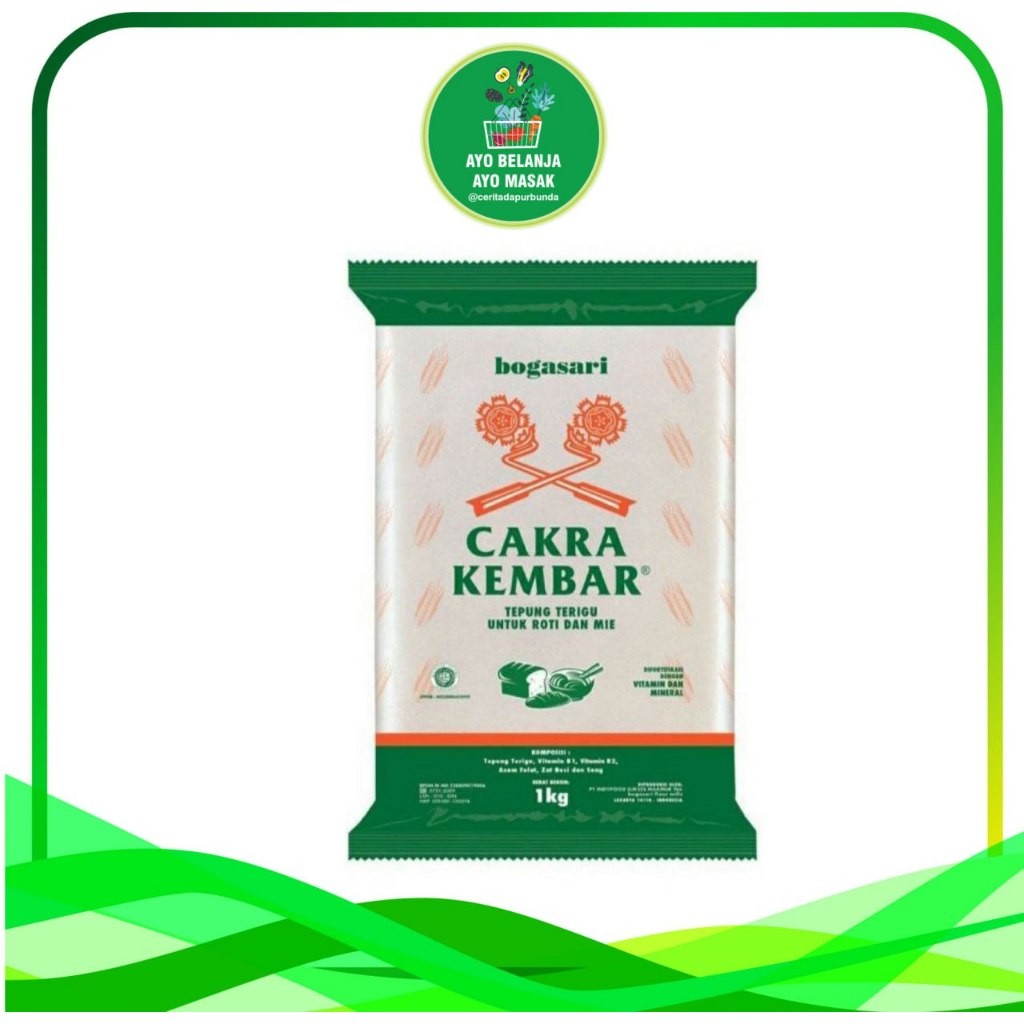 

TEPUNG TERIGU CAKRA kemasan 1 kg