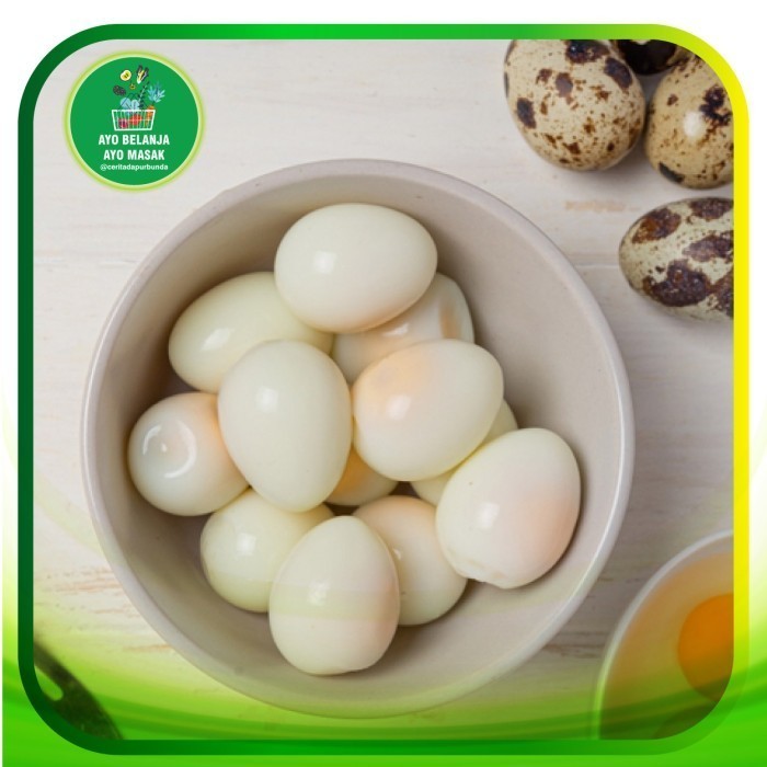 

Telur Puyuh Kupas Isi 25 butir / pack