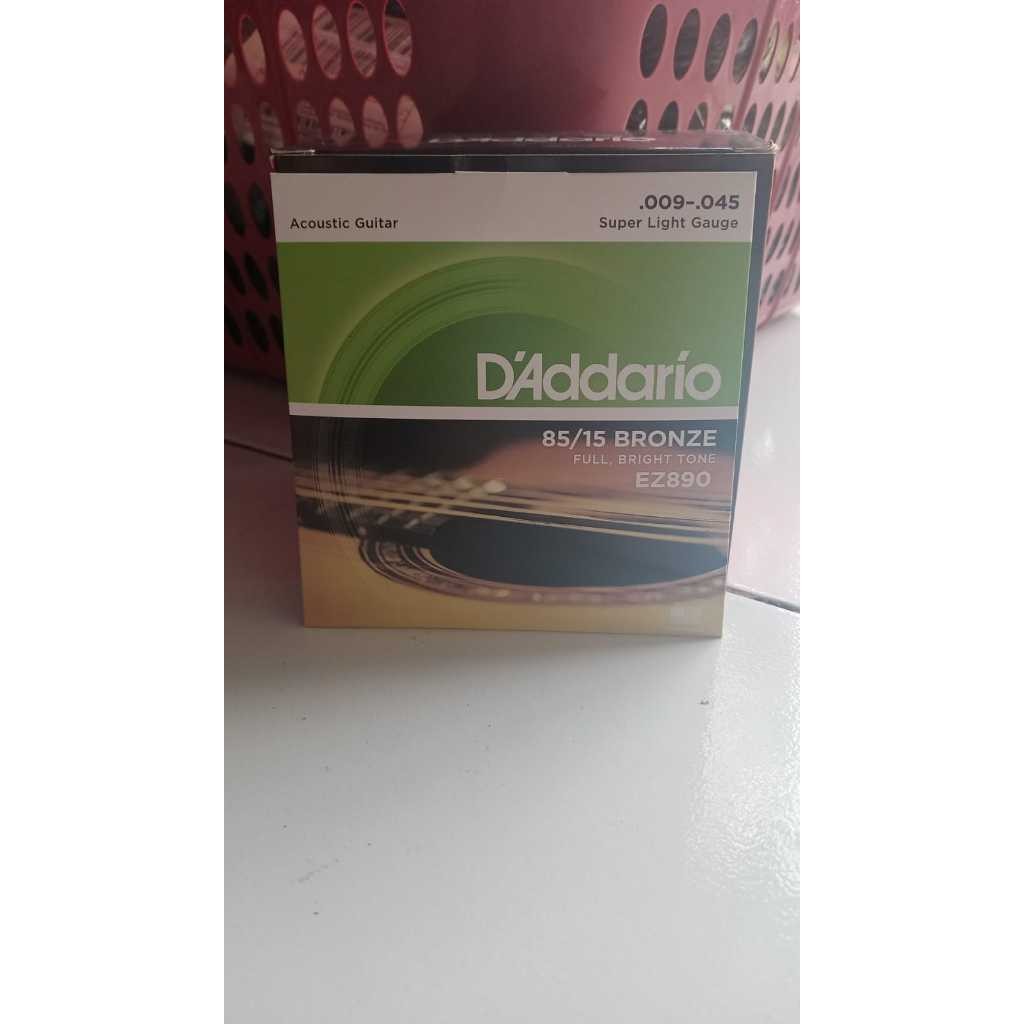 Senar Gitar Akustik String d'addario daddario D'ADDARIO EZ890