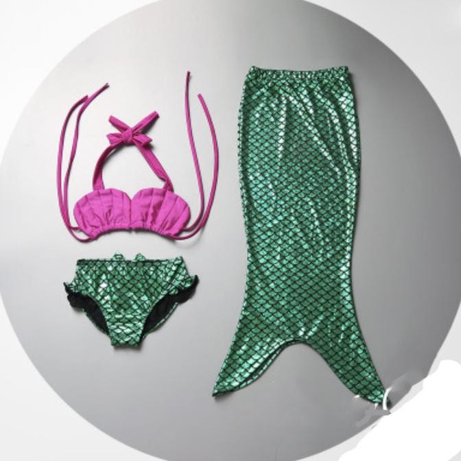 costume renang duyung anak Kostum putri duyung mermaid shell anak