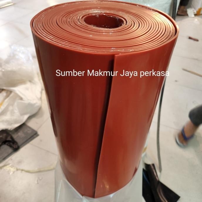 

Rubber Sheet Silicone Merah 2Mm ( Rubber Red Silicone Lembaran )