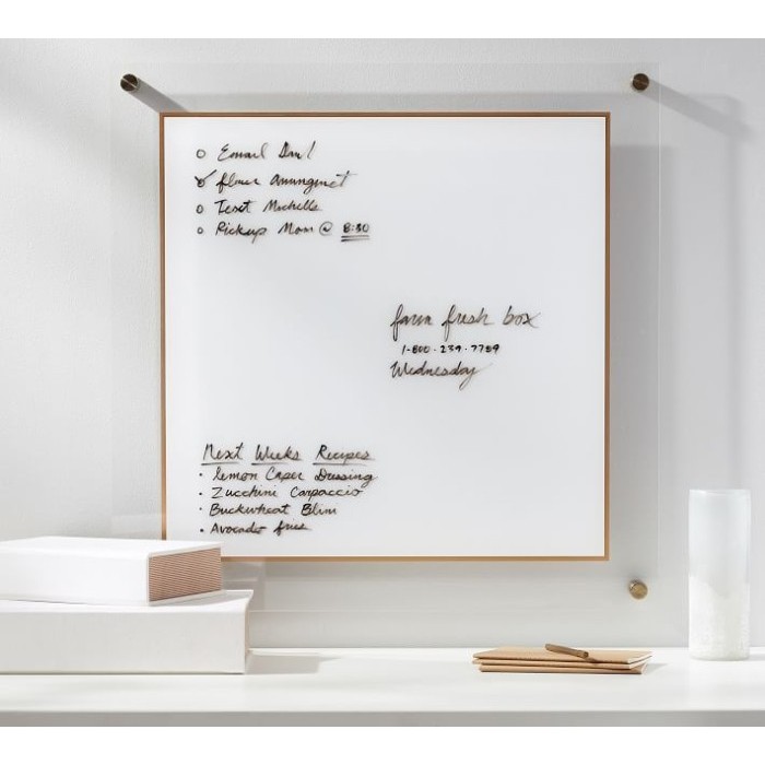 

Terbaru Papan Tulis Akrilik White Board Dry Erase_Charming White Promo Ready Stok