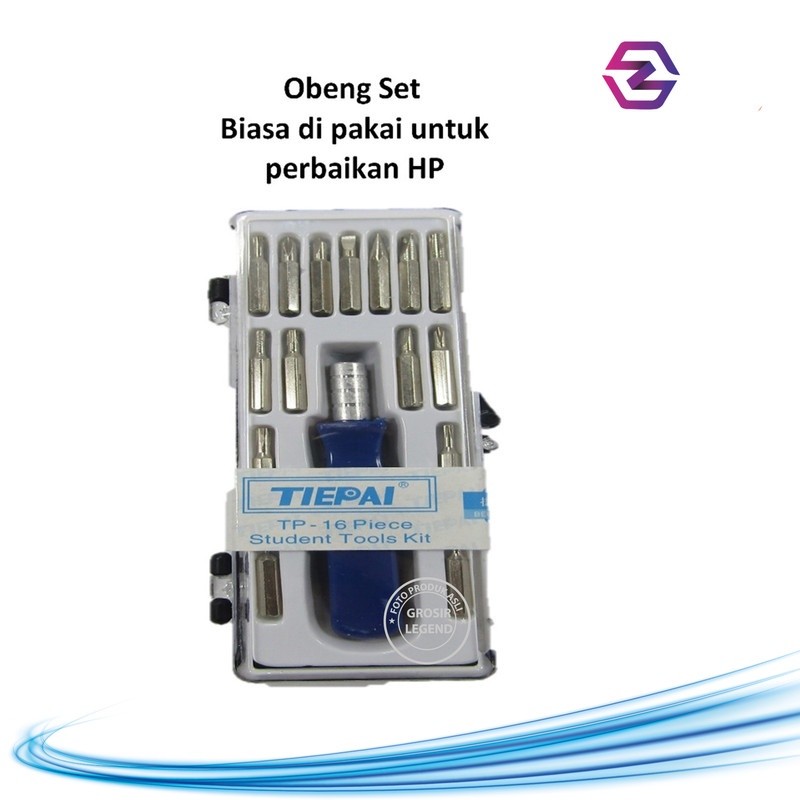 Obeng 16 in 1 / Hp / Obeng Motor / Mobil / obeng set / obeng kembang