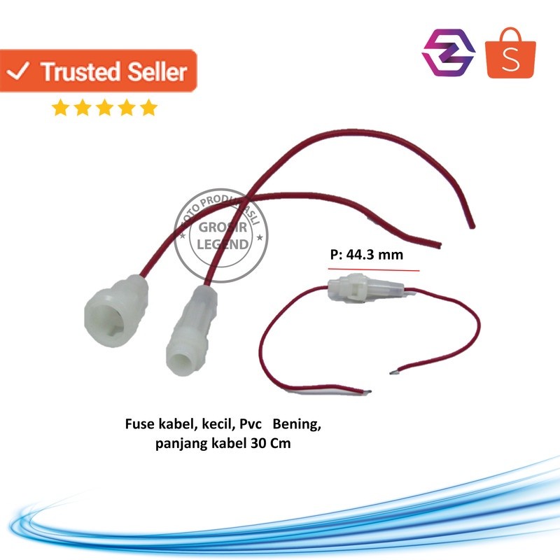 Fuse holder tempat sekring kabel kecil bening