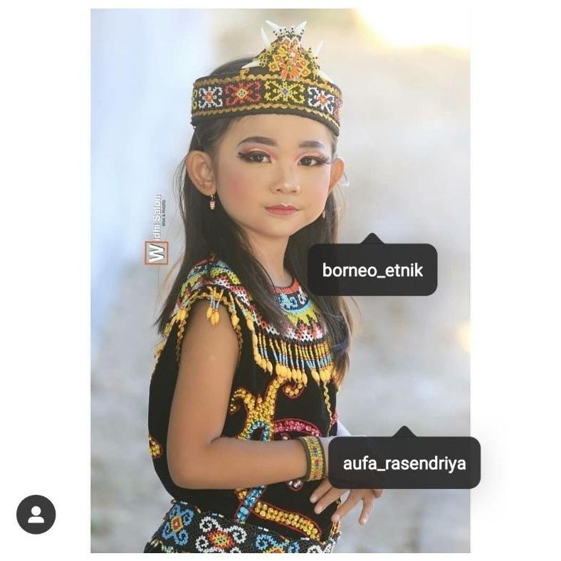 Big Sale Satu Paket Kostum Dayak Anak Kecil Perempuan Wanita Cewek Anak Anak Kecil Umur 7 Sampai 10 