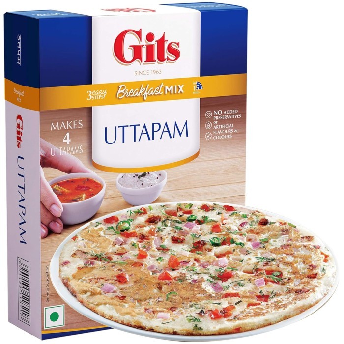 

best produk] Makanan India Gits Uttapam Mix 200g