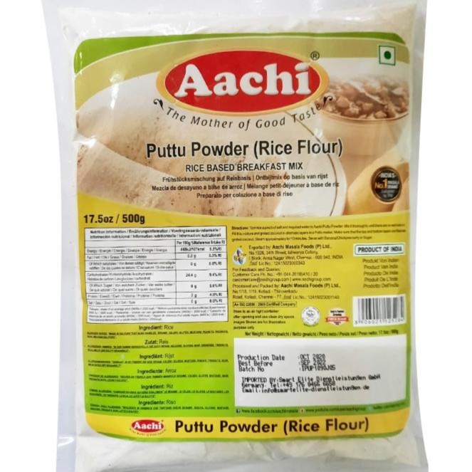 

~^~^~^] PUTTU POWDER (Rice Flour) AACHI 500G / Tepung Beras