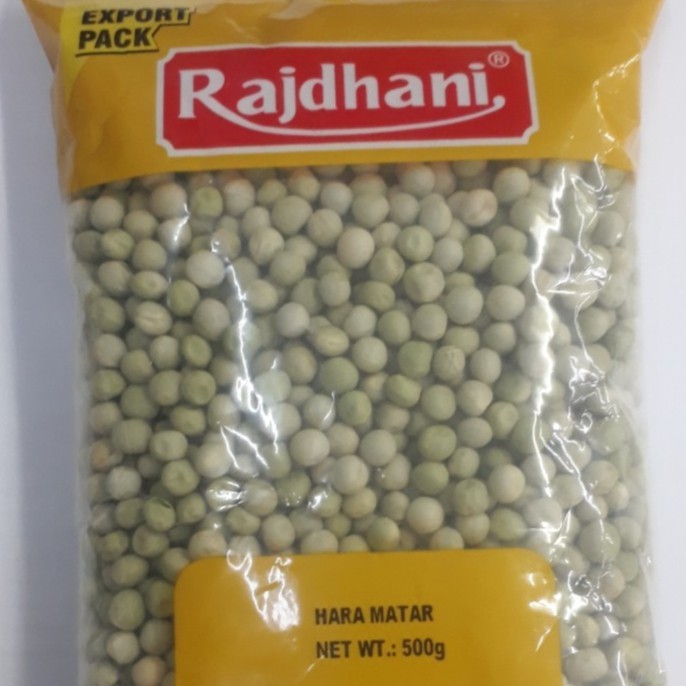 

Silahkan Order] GREEN PEAS / HARA MATAR RAJDHANI 500G / Kacang Polong Hijau