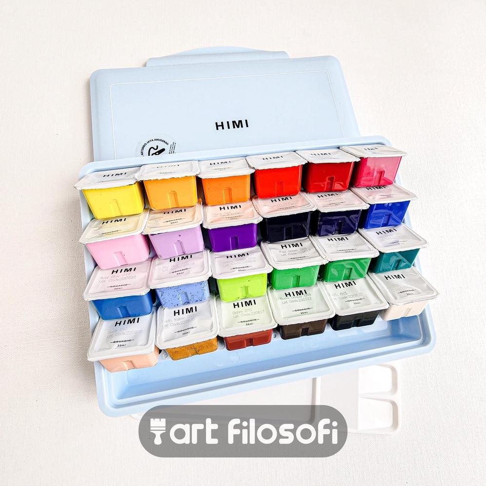 

TT60 Miya Himi Gouache 24x30ml | Cat Air Gouache Termurah