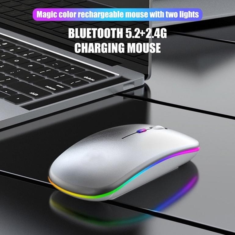 uj-32 Mouse Luminous RGB 2.4G Wireless Mouse Wireless RGB Mouse RGB Mouse Bluetooth Wireless Mouse R