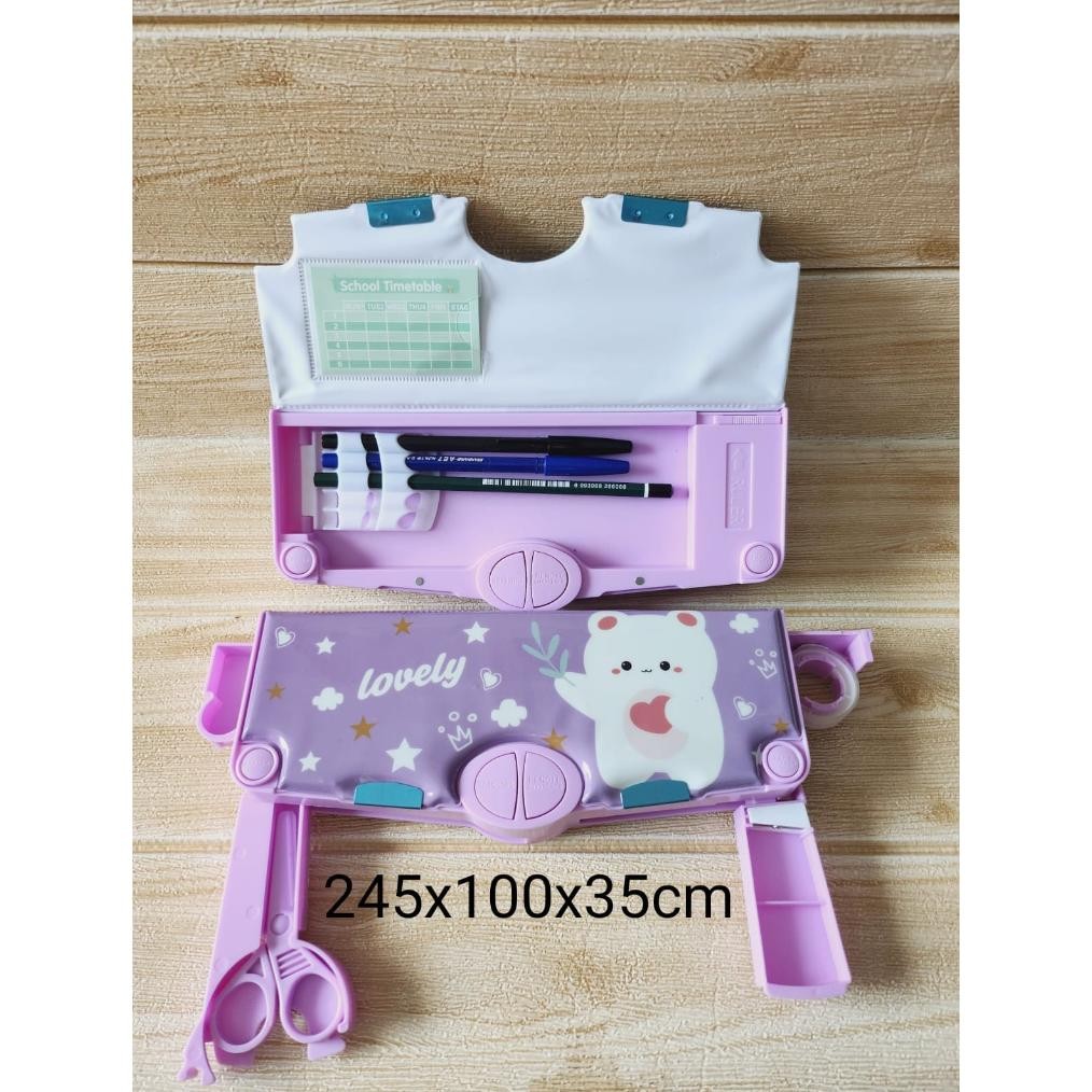 

er-90 KOTAK PENSIL MOTIF KARAKTER UK 24 x 9 x 3 cm Murah