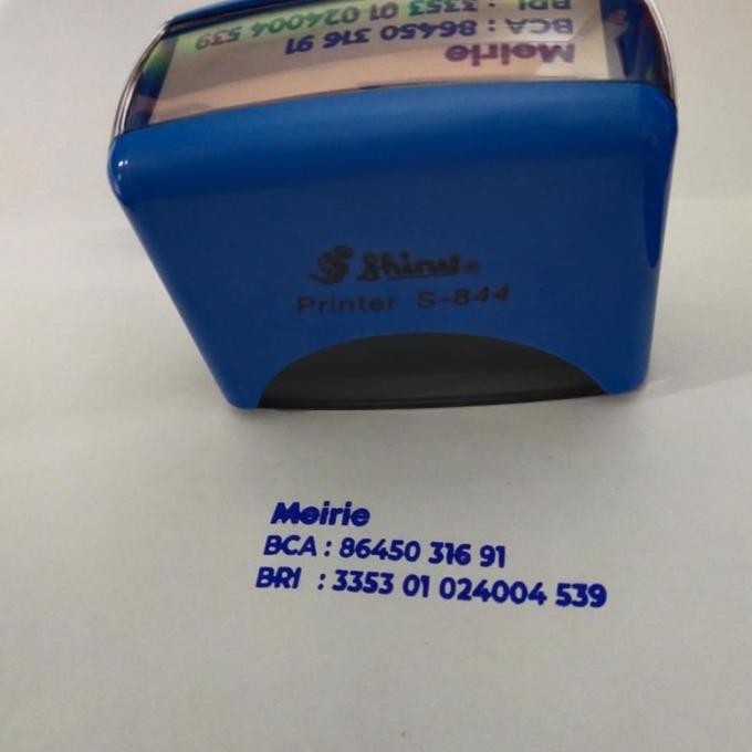 

Stempel Shiny / Custom Siap Pake / Self Inking Stamp Tersedia