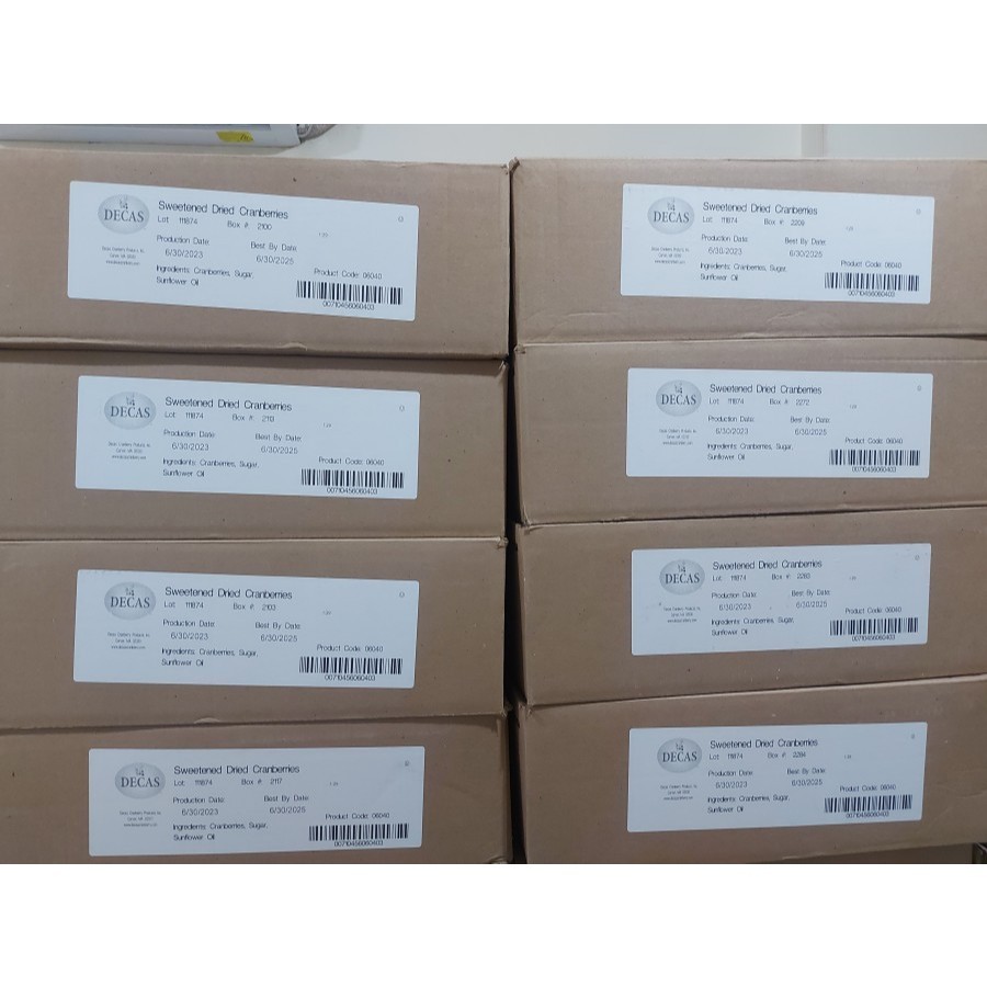 

Dried Cranberry/Cranberry Kering USA 11.34 Kg