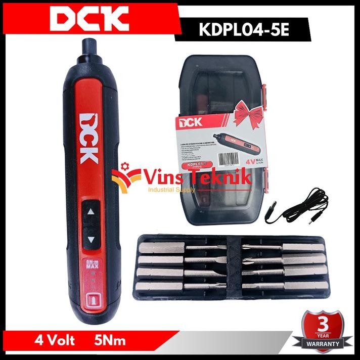 Mesin Bor Obeng Baterai Cordless Screw Driver Dck Kdpl04-5E Kdpl 04-5