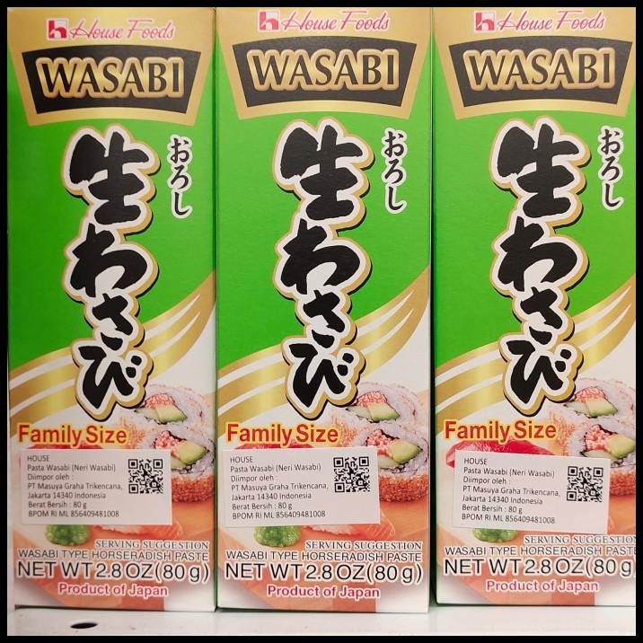 

House Foods Neri Wasabi Spread Hot 80G Asli Impor Jepang