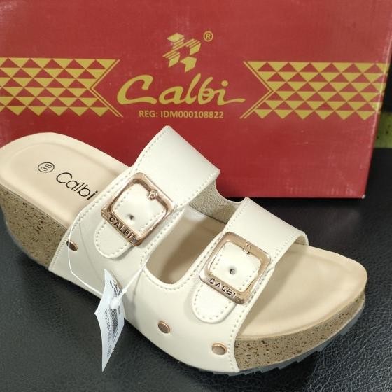 Sendal Wanita Wedges Calbi Dj2776