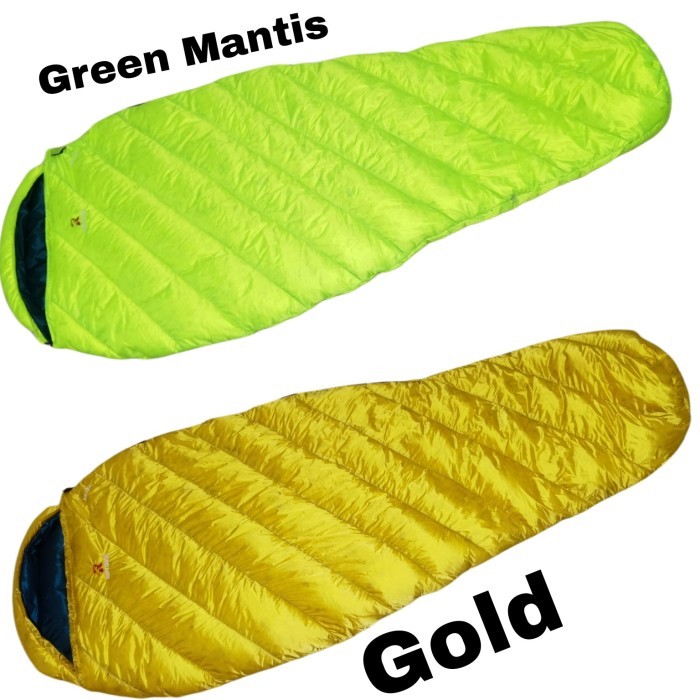 {DianShop} Kantung Tidur Bulu Angsa Raptoreal Seri Arjuna Not Begonia Meikha TNF - Green Mantis Mura