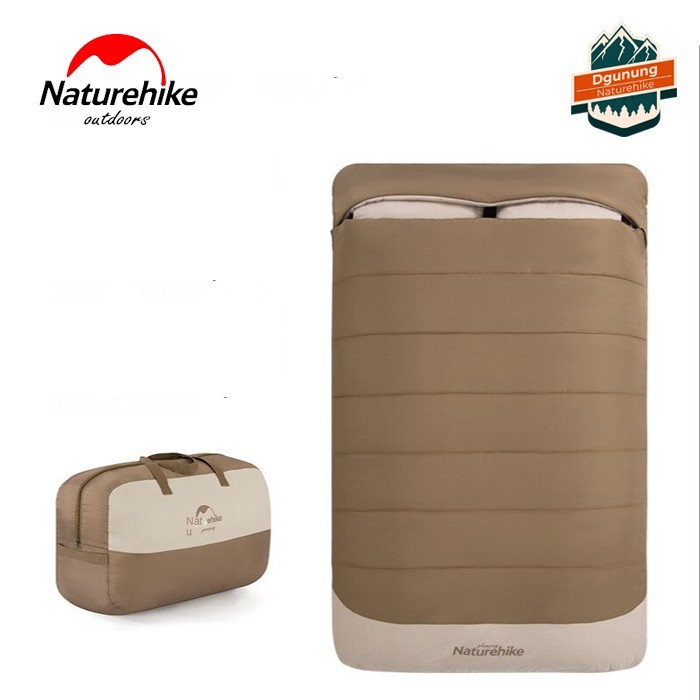 {DianShop} SLEEPING BAG SELIMUT DOUBLE 2 ORANG CAMPING NATUREHIKE NH21MSD02 Berkualitas