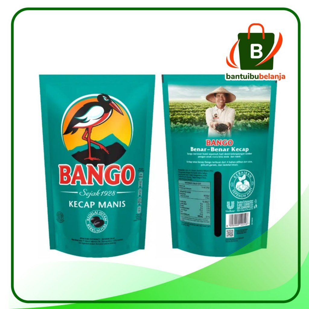 

Kecap Manis BANGO 720 gram kemasan pouch