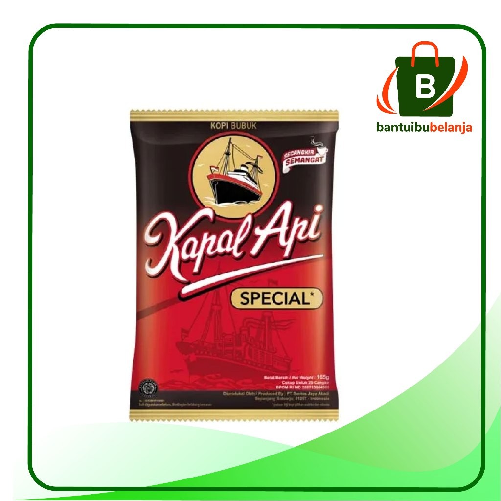 

Kopi Bubuk Kapal Api kemasan 160 gr