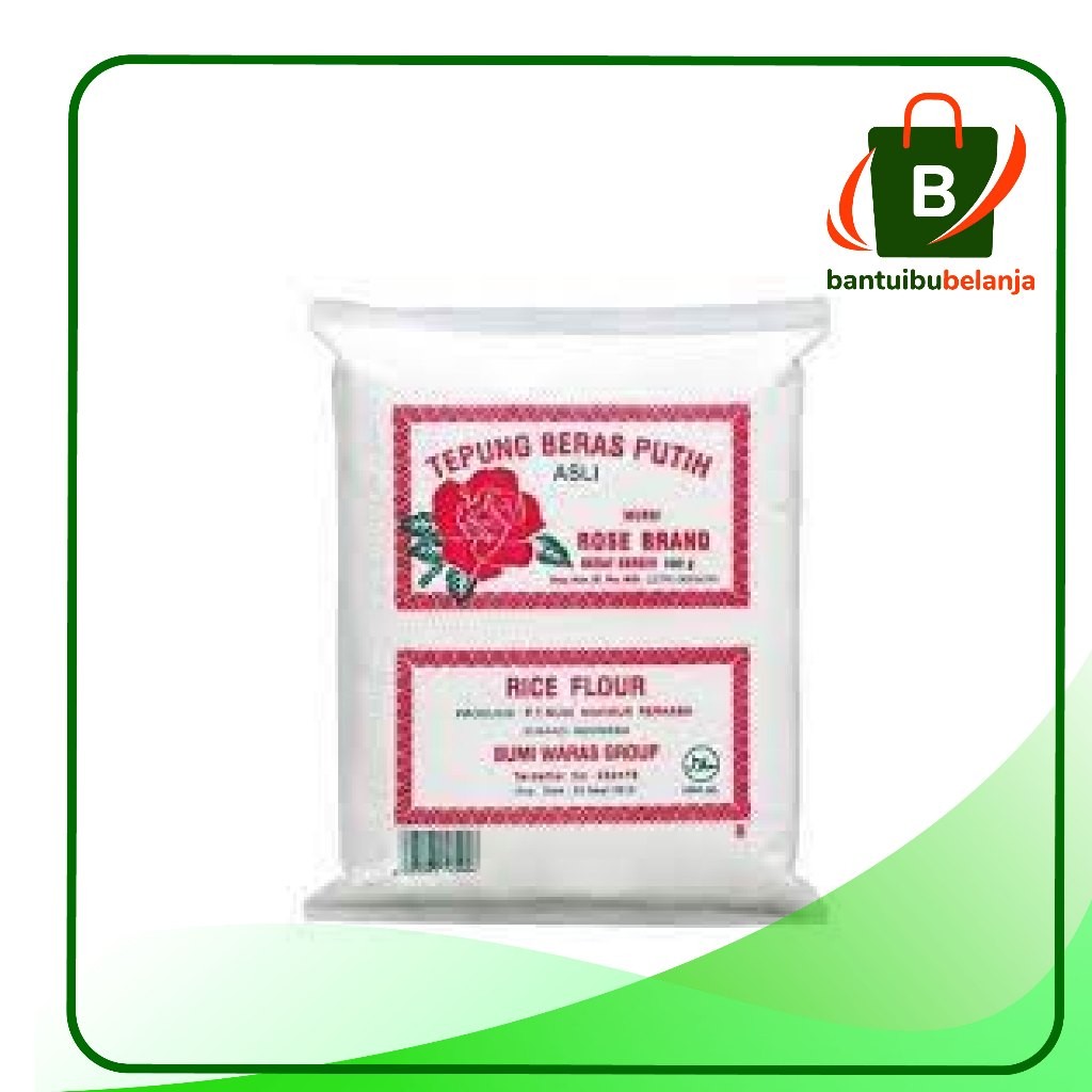 

TEPUNG BERAS ROSE BRAND 500 gram