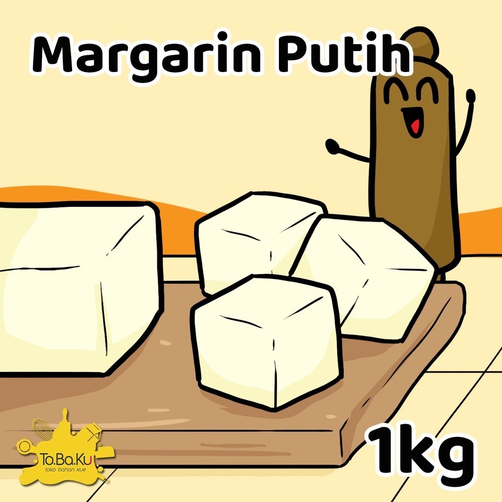 

Margarine Putih 1kg (Kemasan Repack)