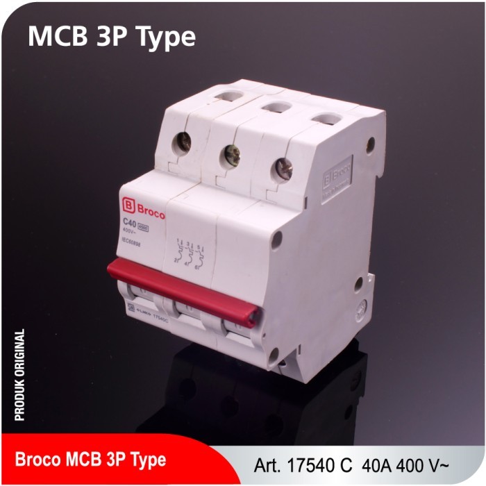 Broco 17540C Mcb 3 Phase 40A