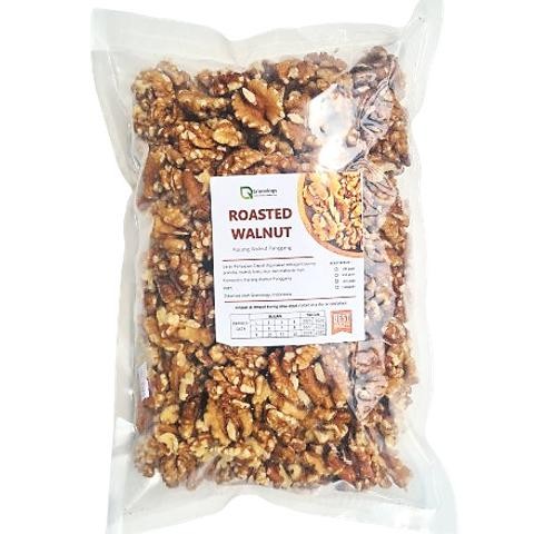 

Kacang Walnut Oven / Roasted Walnut (1 Kilogram) By Granology