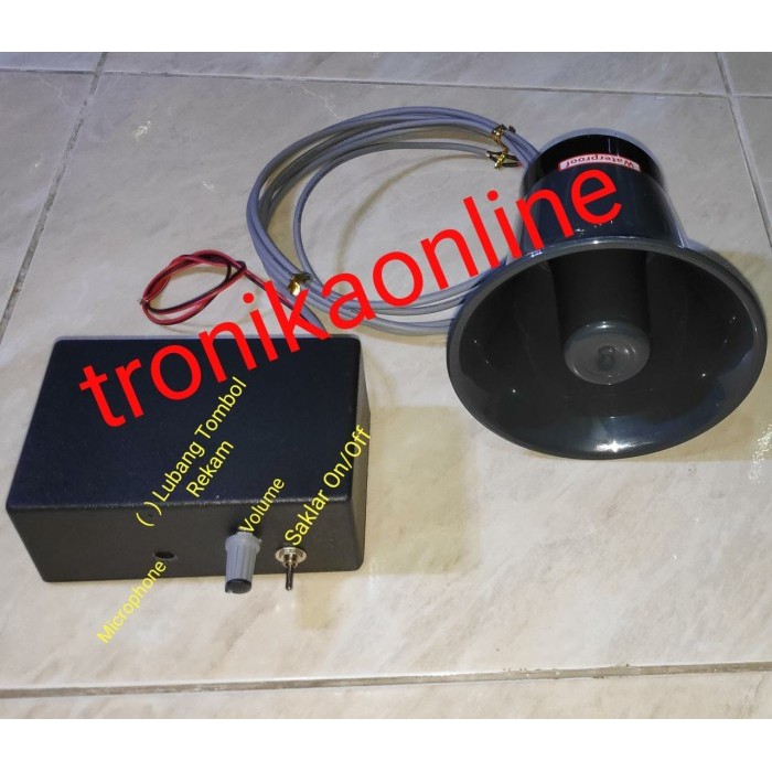 Voice Record Perekam Suara Pedagang Keliling Jingle Melody Toa Speaker